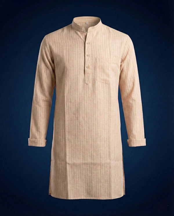 Premium Handwoven Khadi Kurta | Timeless Indian Elegance