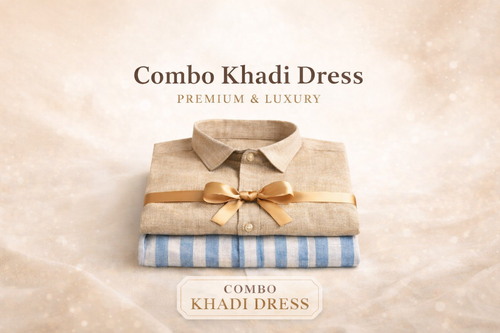 Combo Khadi Dress