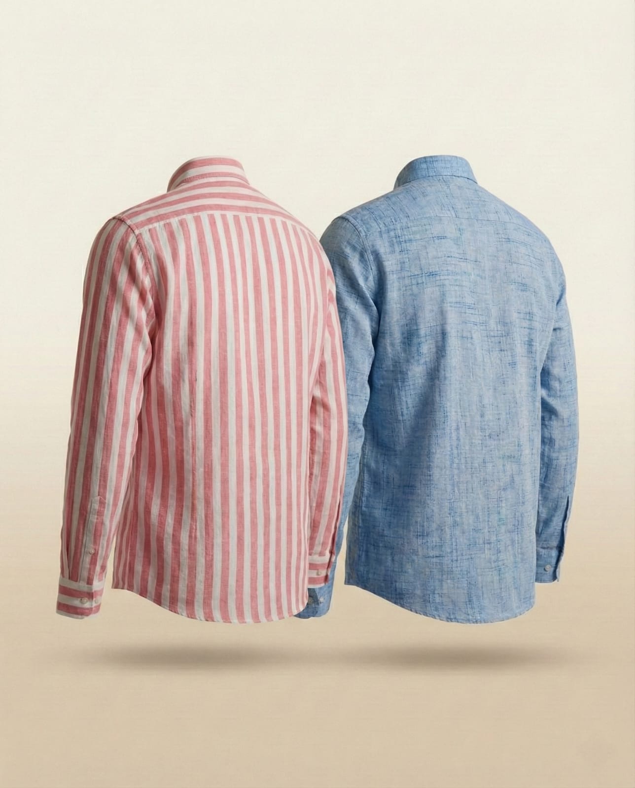 Back design view of MG Swadeshi Combo Pack Shirts